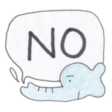 Animal messengers of large font sticker #3674001