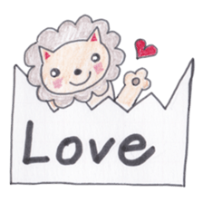 Animal messengers of large font sticker #3674008