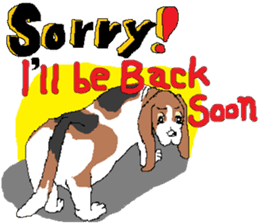 Very cute sisters of Basset Hound. sticker #3674542