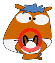 a daily life of waliking horse sticker #3675399