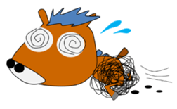 a daily life of waliking horse sticker #3675412