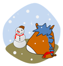 a daily life of waliking horse sticker #3675425