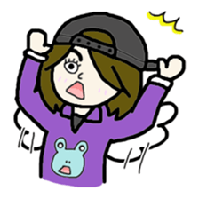 Fine girl "SAKU" sticker #3675560