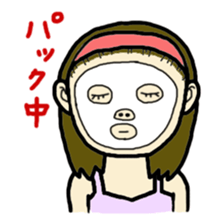 Fine girl "SAKU" sticker #3675579