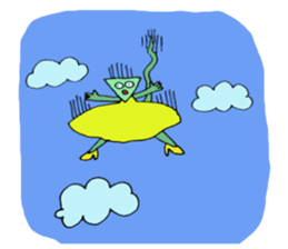 He is a chameleon who likes jewelries sticker #3677437