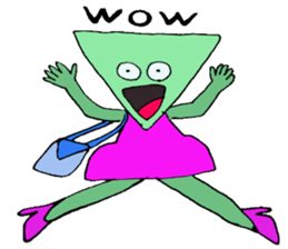 He is a chameleon who likes jewelries sticker #3677438