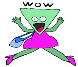 He is a chameleon who likes jewelries sticker #3677438