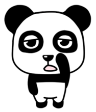 Panda with square face sticker #3678167