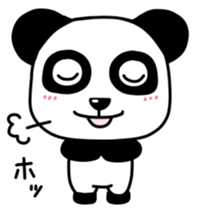 Panda with square face sticker #3678182