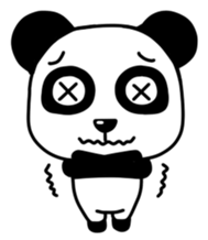 Panda with square face sticker #3678188