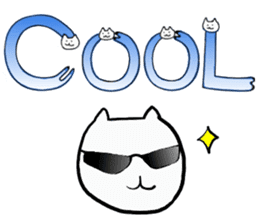 Cat Letters sticker #3678396