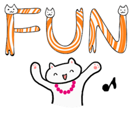 Cat Letters sticker #3678398