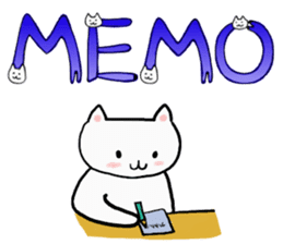 Cat Letters sticker #3678410