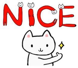 Cat Letters sticker #3678411