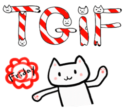 Cat Letters sticker #3678417