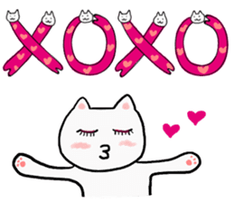 Cat Letters sticker #3678423