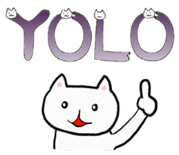 Cat Letters sticker #3678427