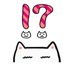 Cat Letters sticker #3678430