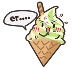 Ice cream and hot dog life sticker #3678644
