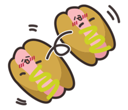 Ice cream and hot dog life sticker #3678650