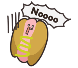 Ice cream and hot dog life sticker #3678653