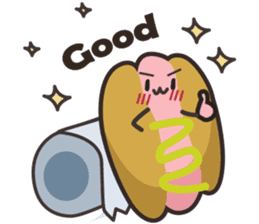Ice cream and hot dog life sticker #3678655