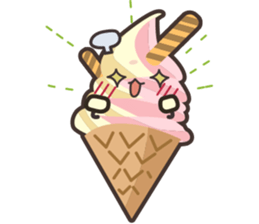 Ice cream and hot dog life sticker #3678658