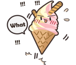 Ice cream and hot dog life sticker #3678665