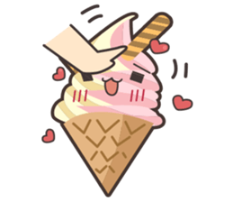 Ice cream and hot dog life sticker #3678667