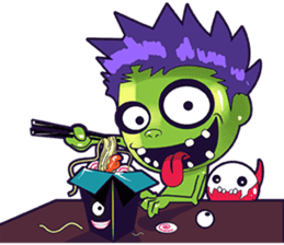 zombie boy sticker #3678671