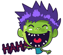 zombie boy sticker #3678672