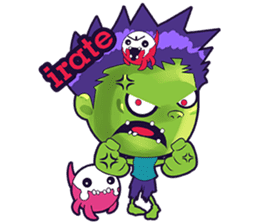 zombie boy sticker #3678704