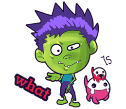 zombie boy sticker #3678709