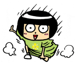 JAPANESE GIRL HAJIME sticker #3679798