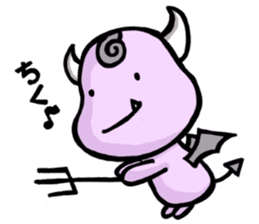 Cute and mad devils sticker #3680271