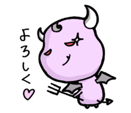 Cute and mad devils sticker #3680292