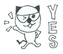 The name of the cat " Panda " sticker #3680352