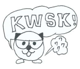 The name of the cat " Panda " sticker #3680363