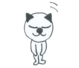 The name of the cat " Panda " sticker #3680386