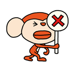 Because the monkey explains sticker #3680474