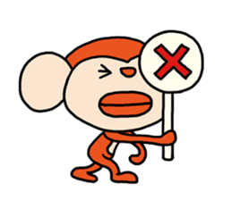 Because the monkey explains sticker #3680474