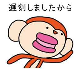 Because the monkey explains sticker #3680482