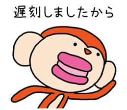 Because the monkey explains sticker #3680482