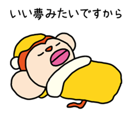 Because the monkey explains sticker #3680484