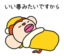 Because the monkey explains sticker #3680484