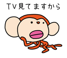 Because the monkey explains sticker #3680486