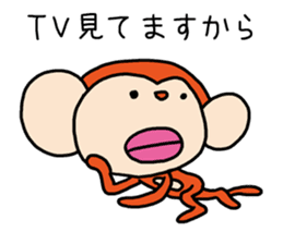 Because the monkey explains sticker #3680486