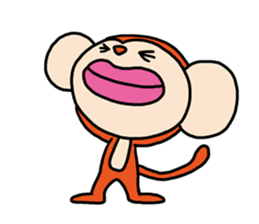 Because the monkey explains sticker #3680490