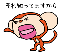 Because the monkey explains sticker #3680491