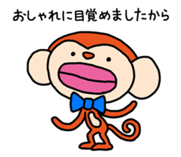 Because the monkey explains sticker #3680494